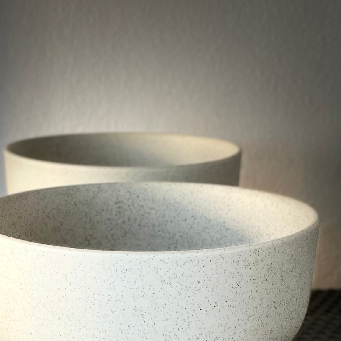 Pedestal Bowl 12cm Speckled Dove