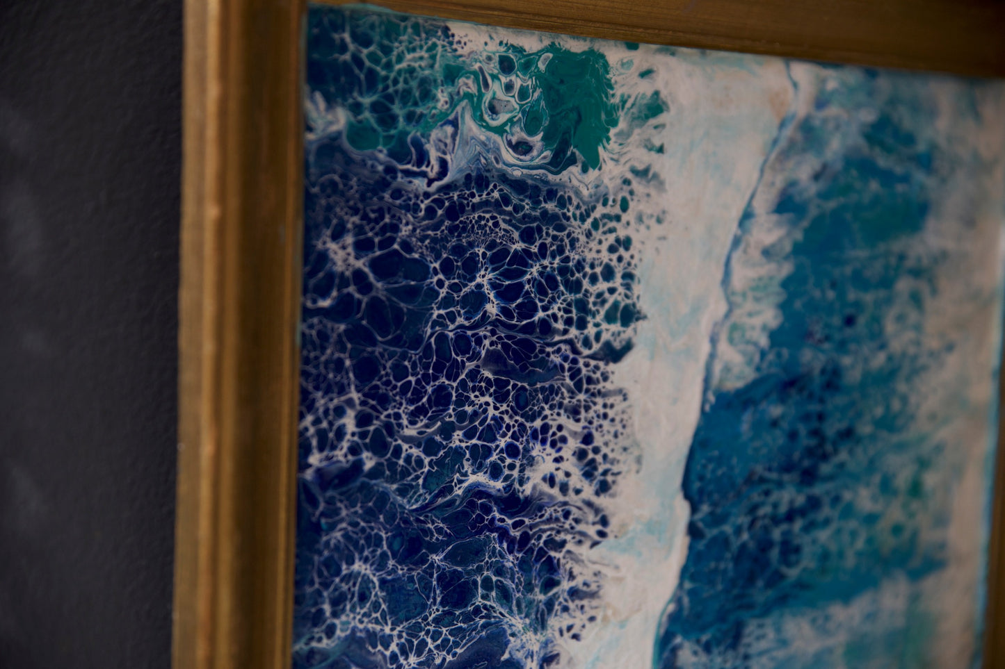 Ocean Painting Gold Frame