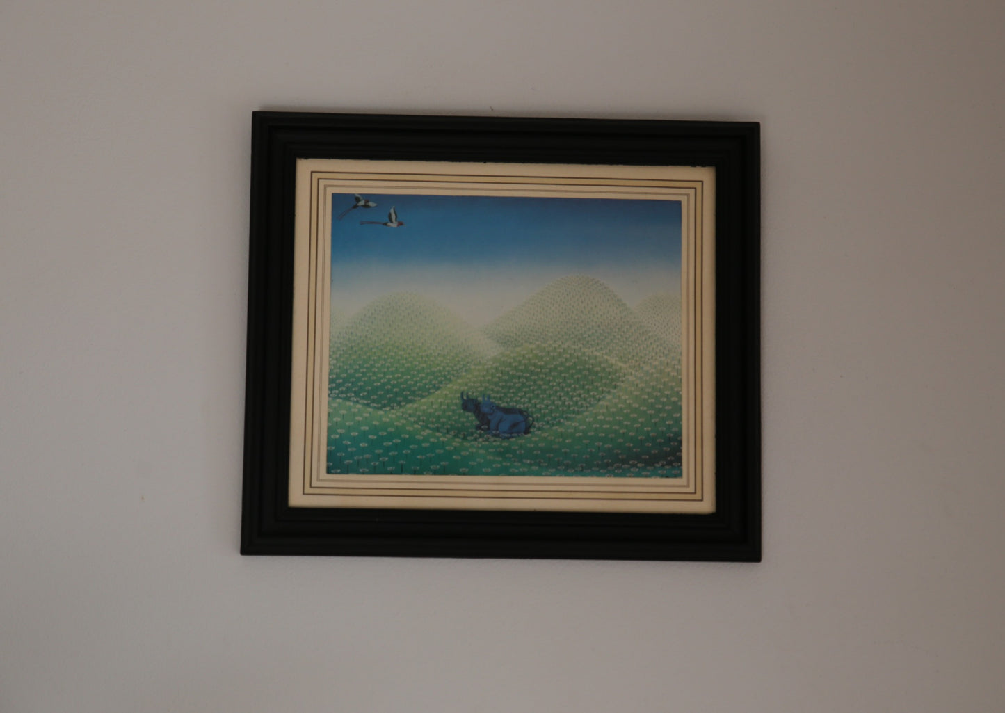 Black Framed Imagination & Animation Print