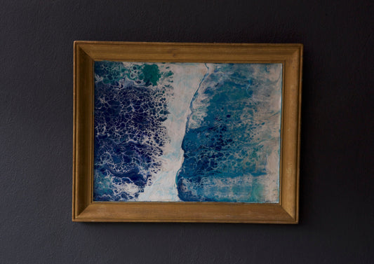 Ocean Painting Gold Frame