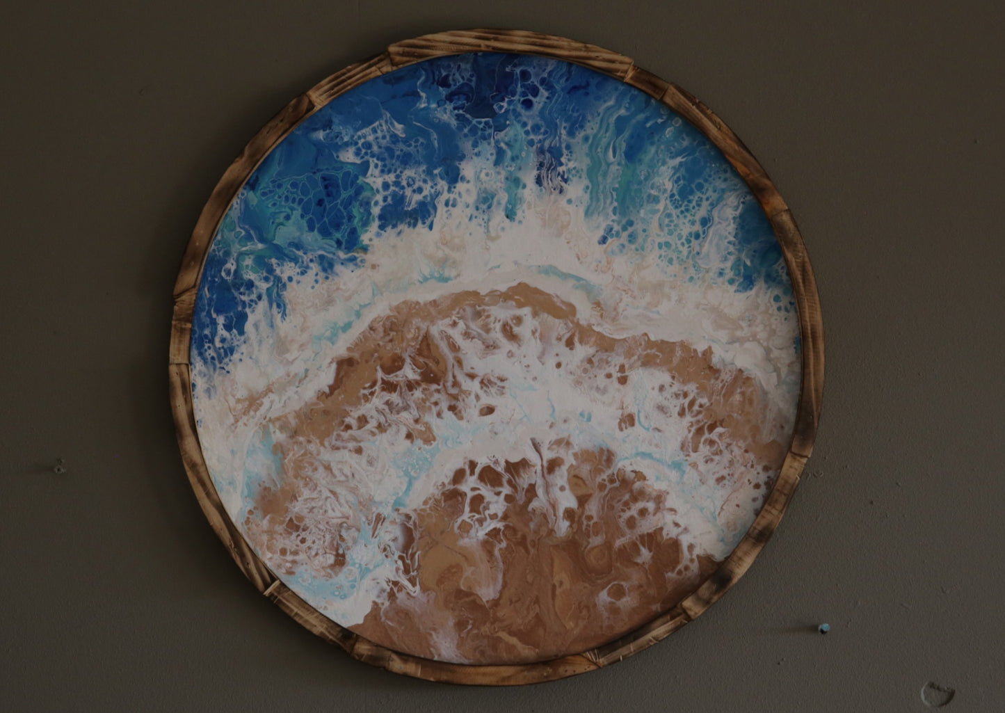 Round Beach Painting