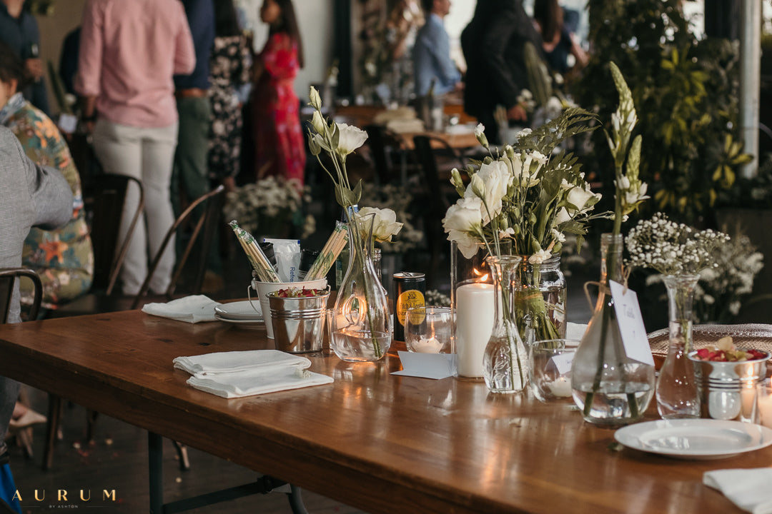 Classic White & Green Decor