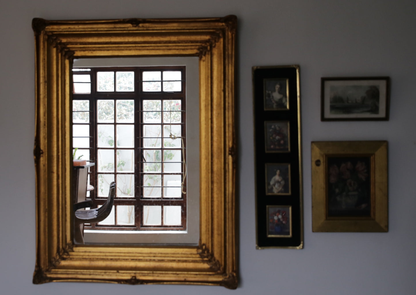 Vintage Gold Leaf Moulded Mirror